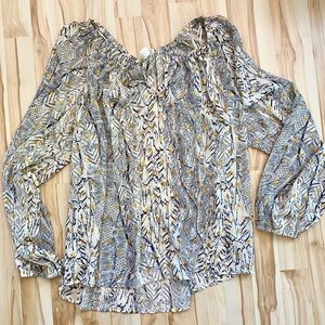 Love Stitch Boho Peasant Blouse